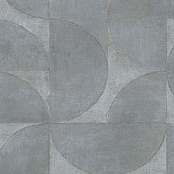 Galerie Wallcoverings Product Code 32820 - Perfecto 2 Wallpaper Collection - Grey Colours - Rustic Circle Design