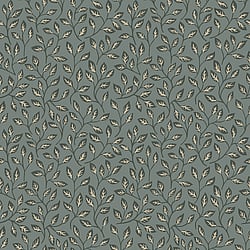 Galerie Wallcoverings Product Code 33020 - Apelviken Wallpaper Collection - Green Gold Colours - Leaf Trail Design