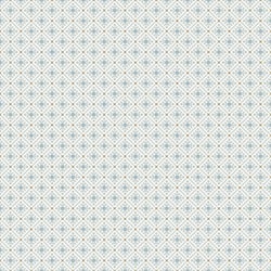 Galerie Wallcoverings Product Code 33023 - Apelviken Wallpaper Collection - Blue White Gold Colours - Small Trellis Design