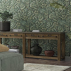 Galerie Wallcoverings Product Code 33304 - Eden Wallpaper Collection -  Jungle Leaves Design
