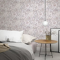 33954 -  Wallpaper Collection -  Floral Texture Design