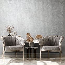 Galerie Wallcoverings Product Code 34042 - Hotel Wallpaper Collection - Grey Colours - A geometric texture design Design