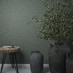 Galerie Wallcoverings Product Code 34180 - Loft 2 Wallpaper Collection - Green, Grey Colours - Wicker Texture Design