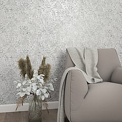 Galerie Wallcoverings Product Code 34292 - Urban Textures Wallpaper Collection - Grey Colours - Ornamental Design