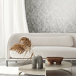 Galerie Wallcoverings Product Code 34294 - Urban Textures Wallpaper Collection - Grey Colours - Ornamental Design