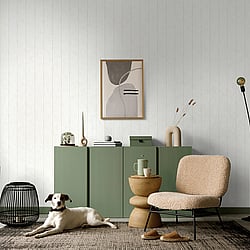 Galerie Wallcoverings Product Code 34402 - Flora Wallpaper Collection - Beige Colours - Stripes Design