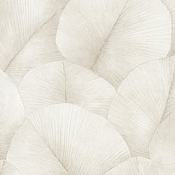 Galerie Wallcoverings Product Code 34510 - Kumano Wallpaper Collection - Beige Colours - Palm Leaf Design
