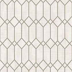 Galerie Wallcoverings Product Code 3730 - Tendenza Wallpaper Collection - Grey Bronze Colours - Hexagon Trellis Design