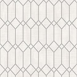 Galerie Wallcoverings Product Code 3731 - Tendenza Wallpaper Collection - Grey Colours - Hexagon Trellis Design