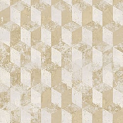 Galerie Wallcoverings Product Code 3752 - Tendenza Wallpaper Collection - Light Yellow Colours - Cube Motif Design