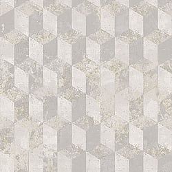 Galerie Wallcoverings Product Code 3759 - Tendenza Wallpaper Collection - Dark Grey Colours - Cube Motif Design