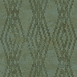 Galerie Wallcoverings Product Code 3765 - Tendenza Wallpaper Collection - Green Colours - Trellis Stripe Design