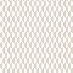 Galerie Wallcoverings Product Code 3776 - Tendenza Wallpaper Collection - Light Grey Colours - Hexagon Mono Motif Design