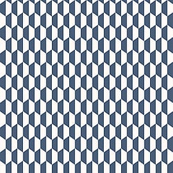 Galerie Wallcoverings Product Code 3777 - Tendenza Wallpaper Collection - Blue Colours - Hexagon Mono Motif Design