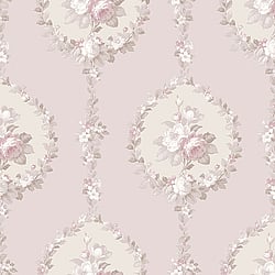 Galerie Wallcoverings Product Code 3904 - Italian Damasks 3 Wallpaper Collection - Pink Cream Beige Colours - Traditional Floral Design