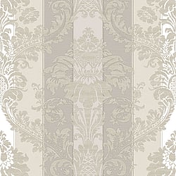 Galerie Wallcoverings Product Code 3910 - Italian Damasks 3 Wallpaper Collection - Silver Grey Colours - Damask Stripe Design