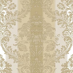 Galerie Wallcoverings Product Code 3912 - Italian Damasks 3 Wallpaper Collection - Gold Colours - Damask Stripe Design