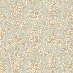 Galerie Wallcoverings Product Code 3935 - Italian Damasks 3 Wallpaper Collection - Blue Gold Colours - Damask Design