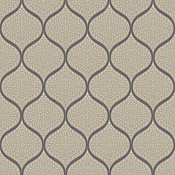 Galerie Wallcoverings Product Code 3956 - Italian Damasks 3 Wallpaper Collection - Blue Beige Gold Colours - Floral Trellis Design