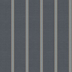 Galerie Wallcoverings Product Code 3967 - Italian Damasks 3 Wallpaper Collection - Blue Beige Gold Colours - Classic Stripe Design