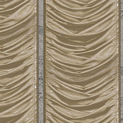 Galerie Wallcoverings Product Code 42547 - Opulence Wallpaper Collection - Gold Colours - Drape Effect Design