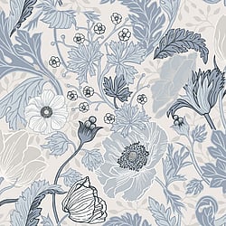 Galerie Wallcoverings Product Code 44101 - Apelviken 2 Wallpaper Collection - White Colours - Anemone Design