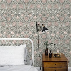Galerie Wallcoverings Product Code 44105 - Apelviken 2 Wallpaper Collection - Beige Colours - Tulips Design