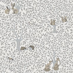 Galerie Wallcoverings Product Code 44112 - Apelviken 2 Wallpaper Collection - Grey Colours - In the Forest Design