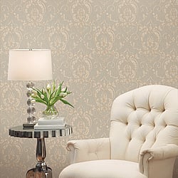 Galerie Wallcoverings Product Code 47521 - Ornamenta 2 Wallpaper Collection - Beige Gold Colours - Ornamenta Damask Design