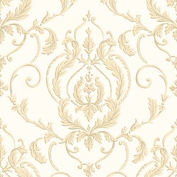 Galerie Wallcoverings Product Code 47522 - Ornamenta 2 Wallpaper Collection - Gold Colours - Ornamenta Damask Design