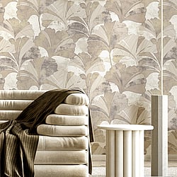 Galerie Wallcoverings Product Code 49320 - Stratum Wallpaper Collection - beige cream Colours - Ginko Design