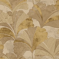 Galerie Wallcoverings Product Code 49327 - Stratum Wallpaper Collection - gold brown beige Colours - Ginko Design