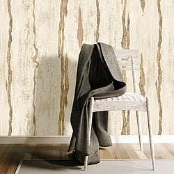 Galerie Wallcoverings Product Code 49360 - Stratum Wallpaper Collection - cream beige Colours - Verticale Design