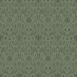 Galerie Wallcoverings Product Code 51020 - Blomstermala Wallpaper Collection - Green Colours - Floral Collage Design