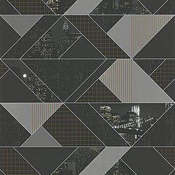 Galerie Wallcoverings Product Code 51192609 - Metropolitan Wallpaper Collection - Black Colours - Contemporary Scape Design