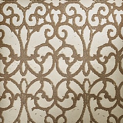 Galerie Wallcoverings Product Code 51207 - Universe Wallpaper Collection - Brown Bronze Cream Colours - Pluto Sand Beige Design