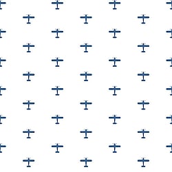 Galerie Wallcoverings Product Code 5422 - Little Explorers Wallpaper Collection - Blue White Colours - Blue Planes Design