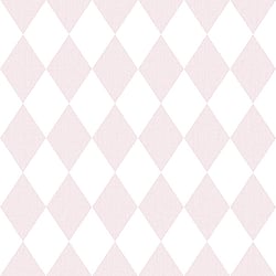 Galerie Wallcoverings Product Code 5428 - Little Explorers Wallpaper Collection - Pink White Colours - Pink Harlequin Design