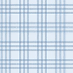 Galerie Wallcoverings Product Code 5433 - Little Explorers Wallpaper Collection - Blue Colours - Blue Check Design
