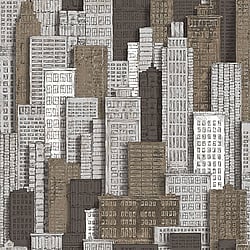 Galerie Wallcoverings Product Code 5608 - City Life Wallpaper Collection -   