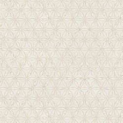 Galerie Wallcoverings Product Code 58102 - Geo Wallpaper Collection - Pearl Cream Gold Colours - Geo Flower Design