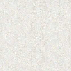 Galerie Wallcoverings Product Code 58123 - Geo Wallpaper Collection - Cream White Gold Colours - Geo Swirl Design