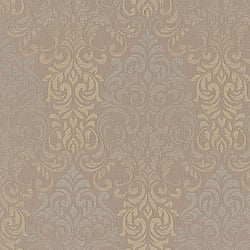 Galerie Wallcoverings Product Code 58208 - Classique Wallpaper Collection - Gold Brown Colours - All Over Damask Design