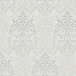 Galerie Wallcoverings Product Code 58211 - Classique Wallpaper Collection - Silver Grey Beige Colours - All Over Damask Design