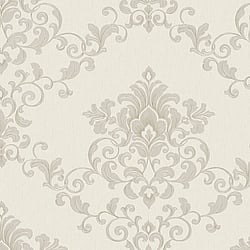 Galerie Wallcoverings Product Code 58222C - Classique Wallpaper Collection - Cream Gold Pearl Colours - Ornate Damask Design