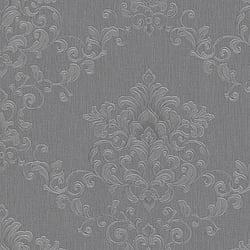 Galerie Wallcoverings Product Code 58225C - Classique Wallpaper Collection - Silver Grey Colours - Ornate Damask Design