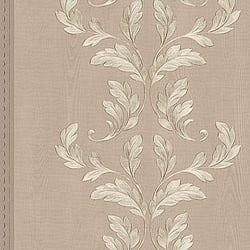 Galerie Wallcoverings Product Code 58254 - Classique Wallpaper Collection - Bronze Gold Colours - Acanthus Leaf Trail Design