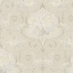 Galerie Wallcoverings Product Code 58265 - Classique Wallpaper Collection - Yellow Gold Colours - Rose Damask Design