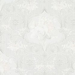 Galerie Wallcoverings Product Code 58266 - Classique Wallpaper Collection - Off White Pearl Colours - Rose Damask Design