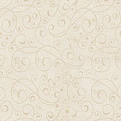 Galerie Wallcoverings Product Code 59417 - Allure Wallpaper Collection - Gold Beige Sand Colours - Whimsical Swirl Design